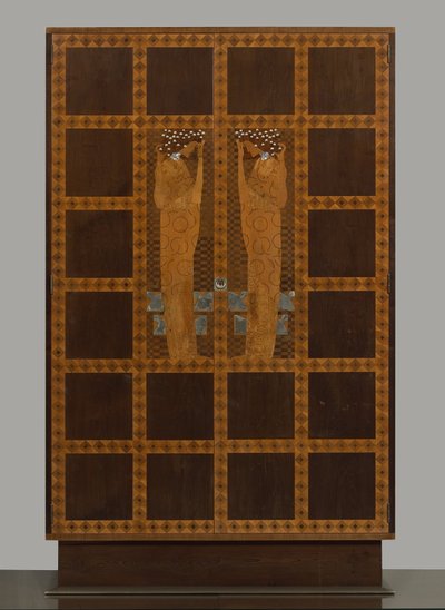 Inlaid Armoire from the Eisler-Terramare Apartment Bedroom by Koloman Moser